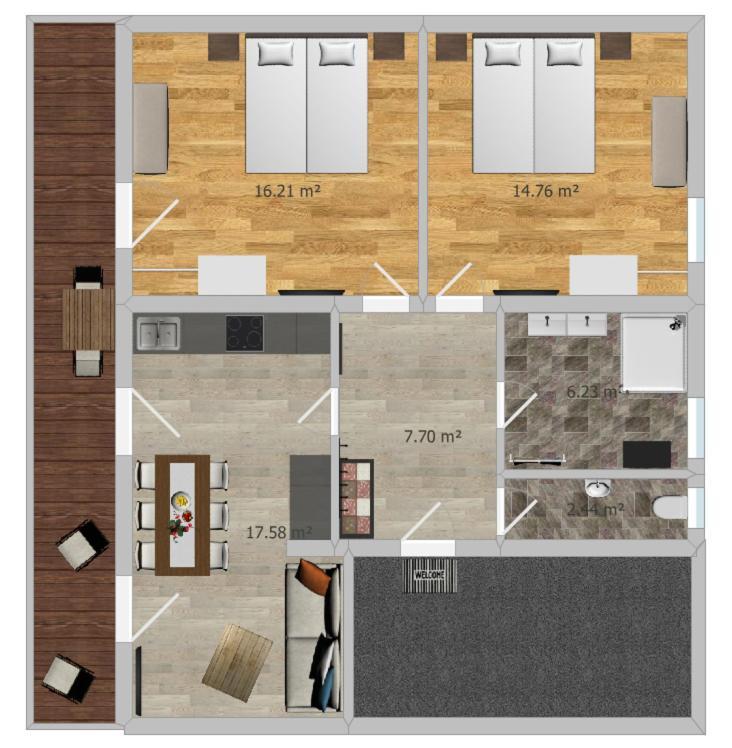 Mei Puite Appartements Lermoos Eksteriør bilde